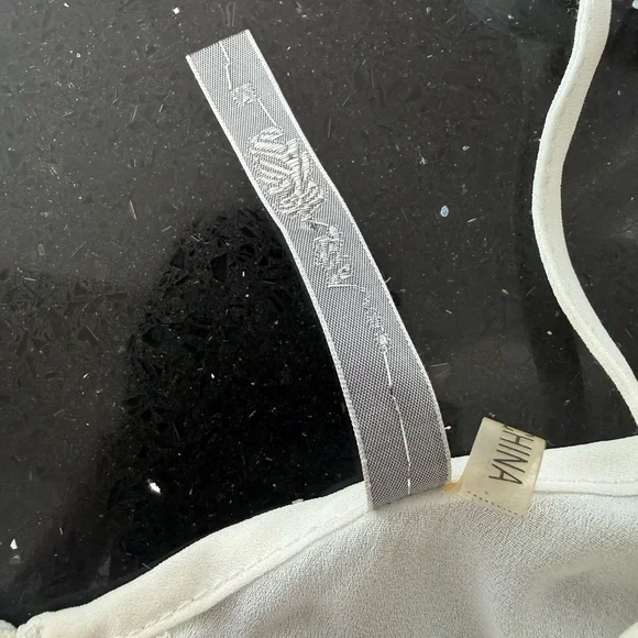 White Crochet Fringe Tank Top - Picture 7 of 8